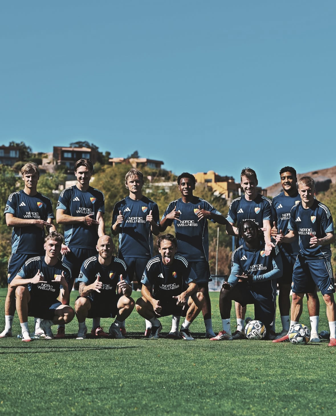 The Djurgardens, during its preseason in Spain.