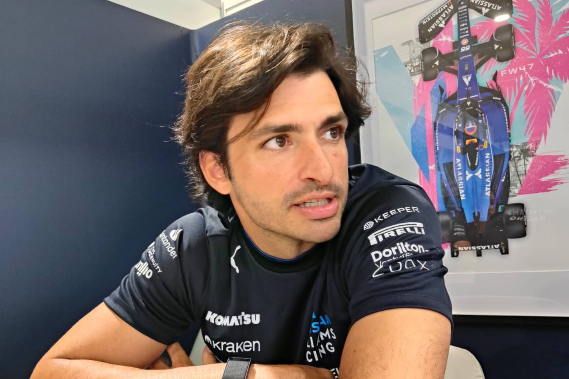 Carlos Sainz se reafirma en Williams: 