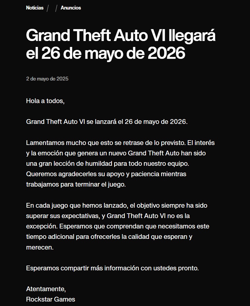 GTA 6 Release Date Guide What We Know So Far