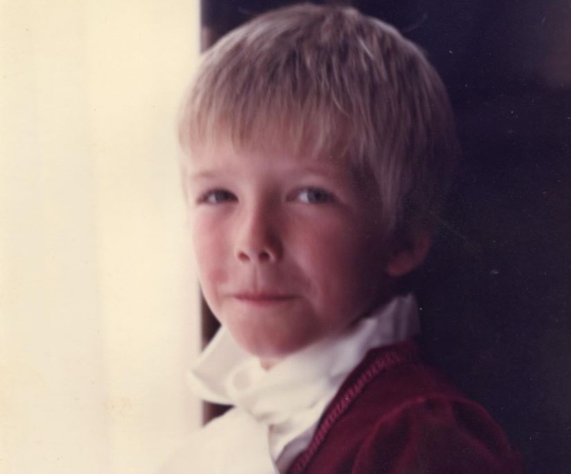 David Beckham, as a child.