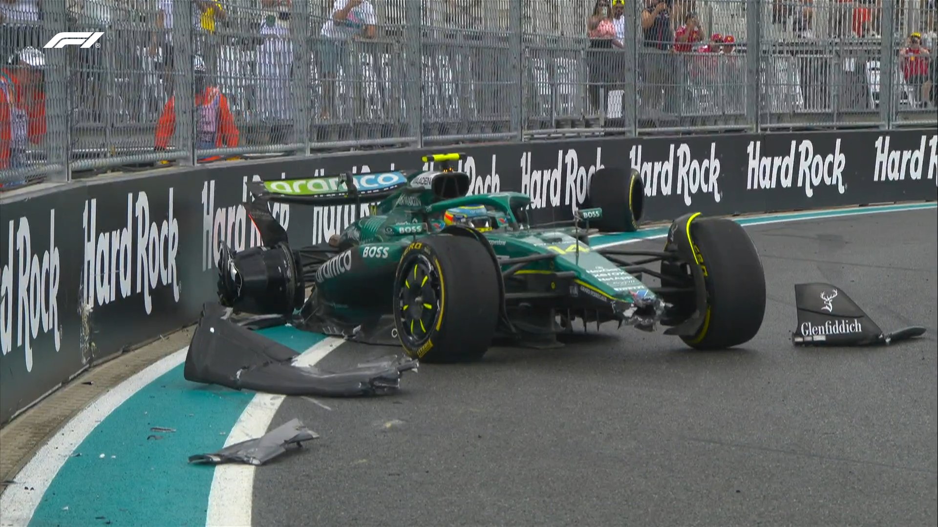 Alonso, en el muro.