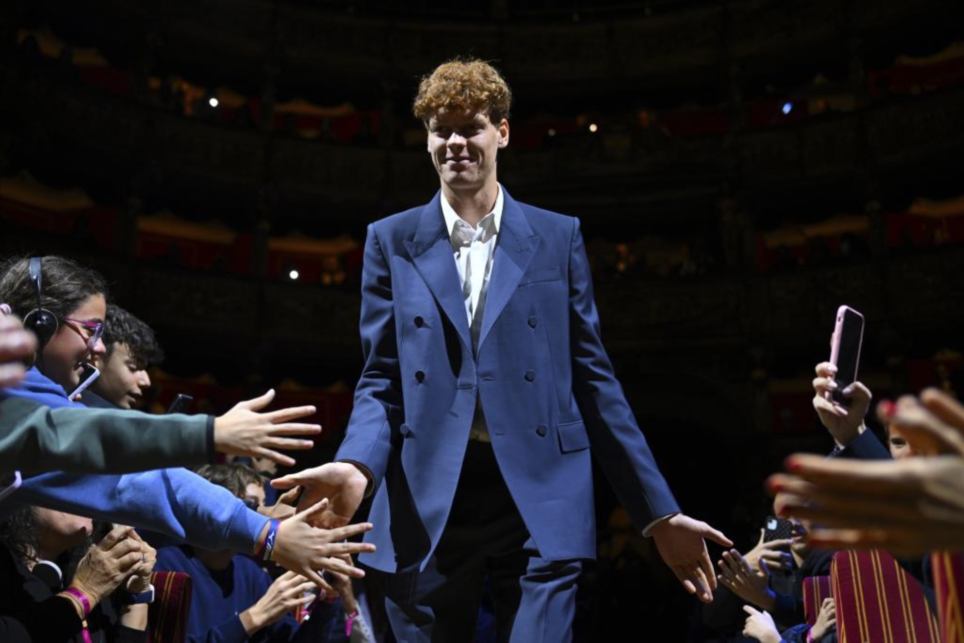 Jannik Sinner, durante un acto oficial