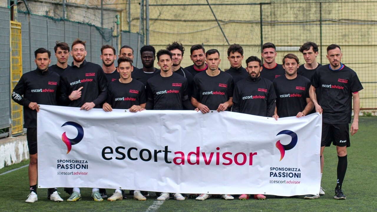 Athletic Palermo soccer players win a life subscription to an escort portal after a historical ascent