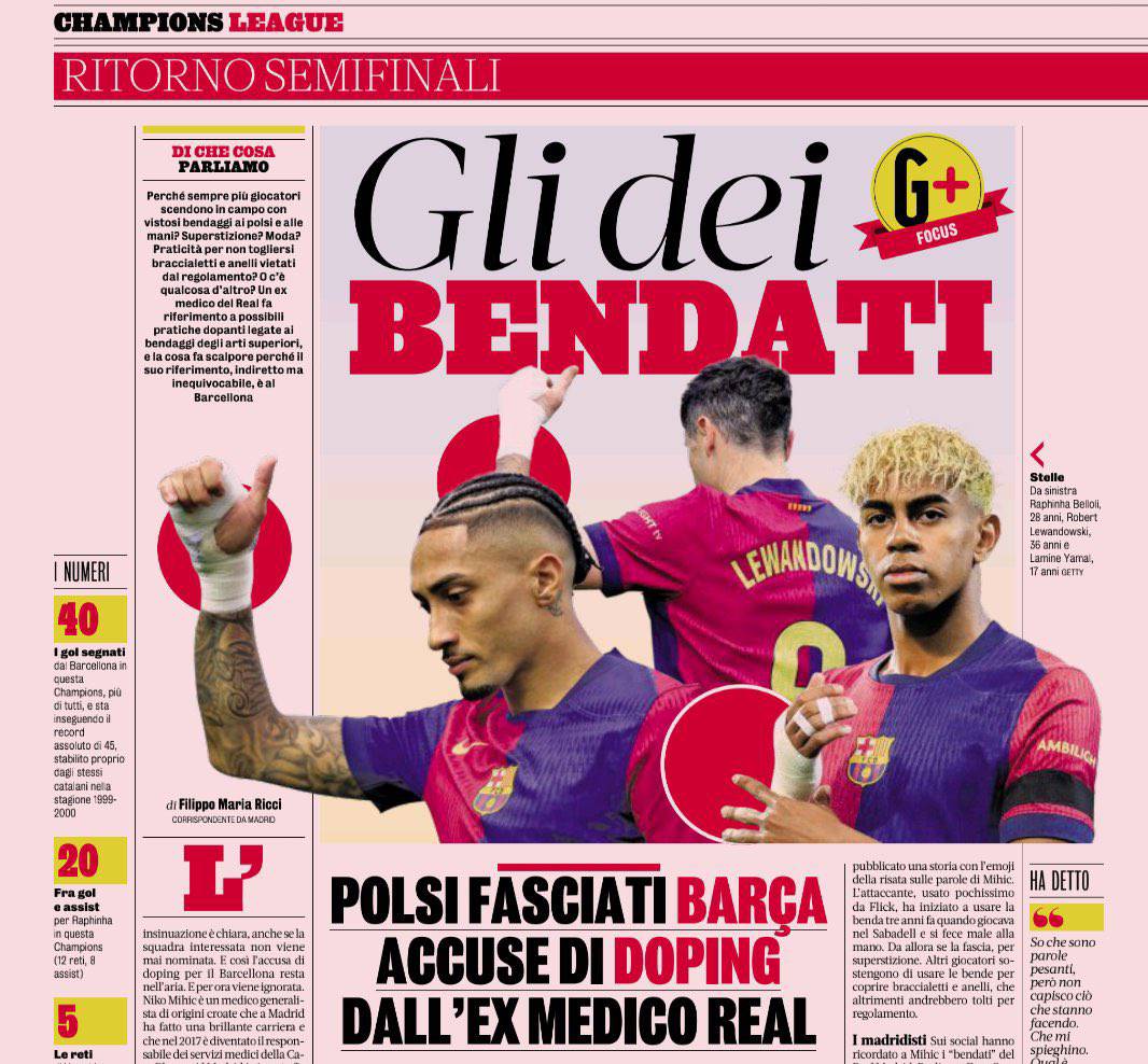 Marco Scorcu, un medico di Cagliari, spiega la sua teoria sull'uso delle bambole da parte dei giocatori del Barcellona