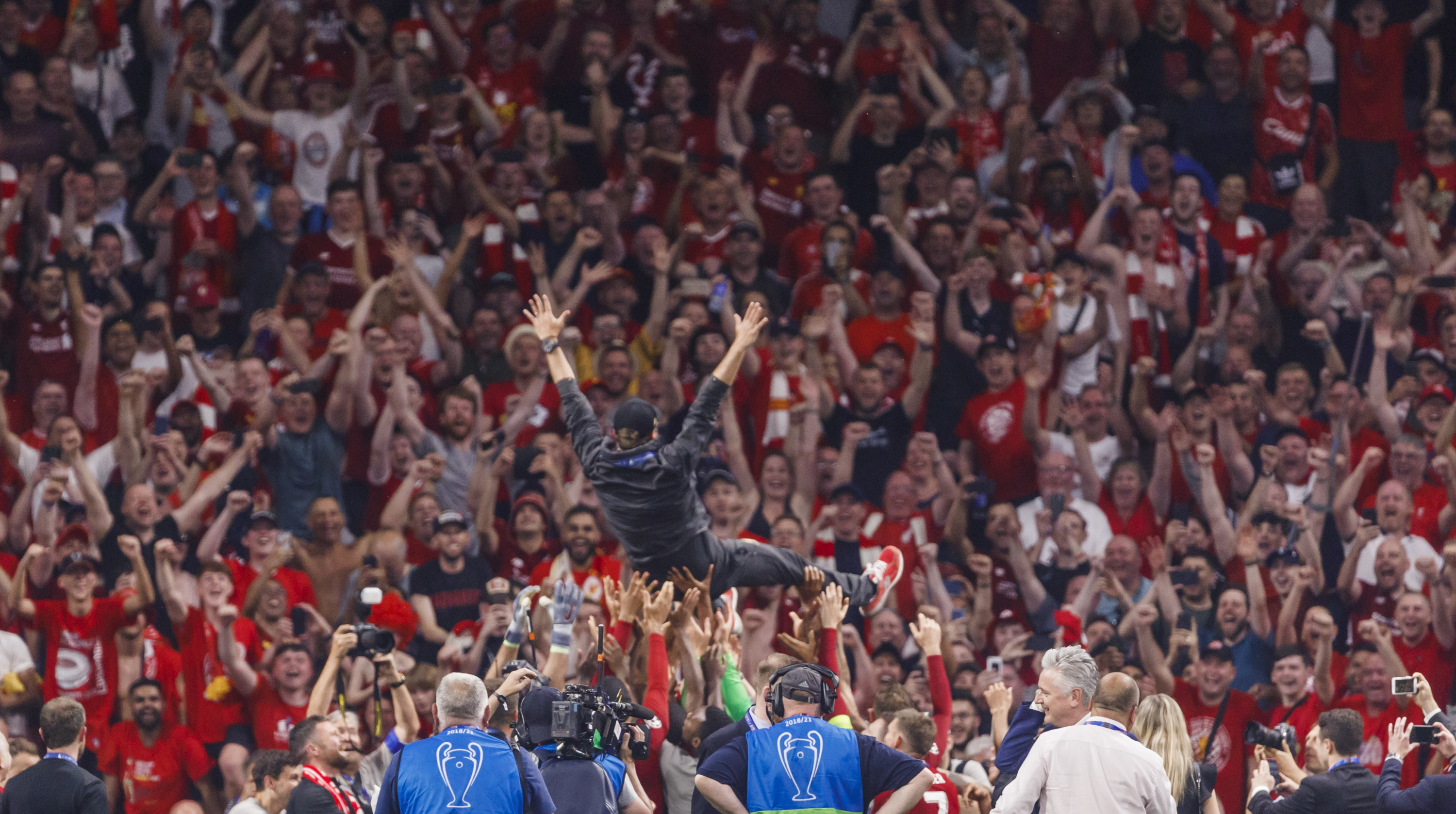 Klopp, manteed after winning the Champions League with Liverpool