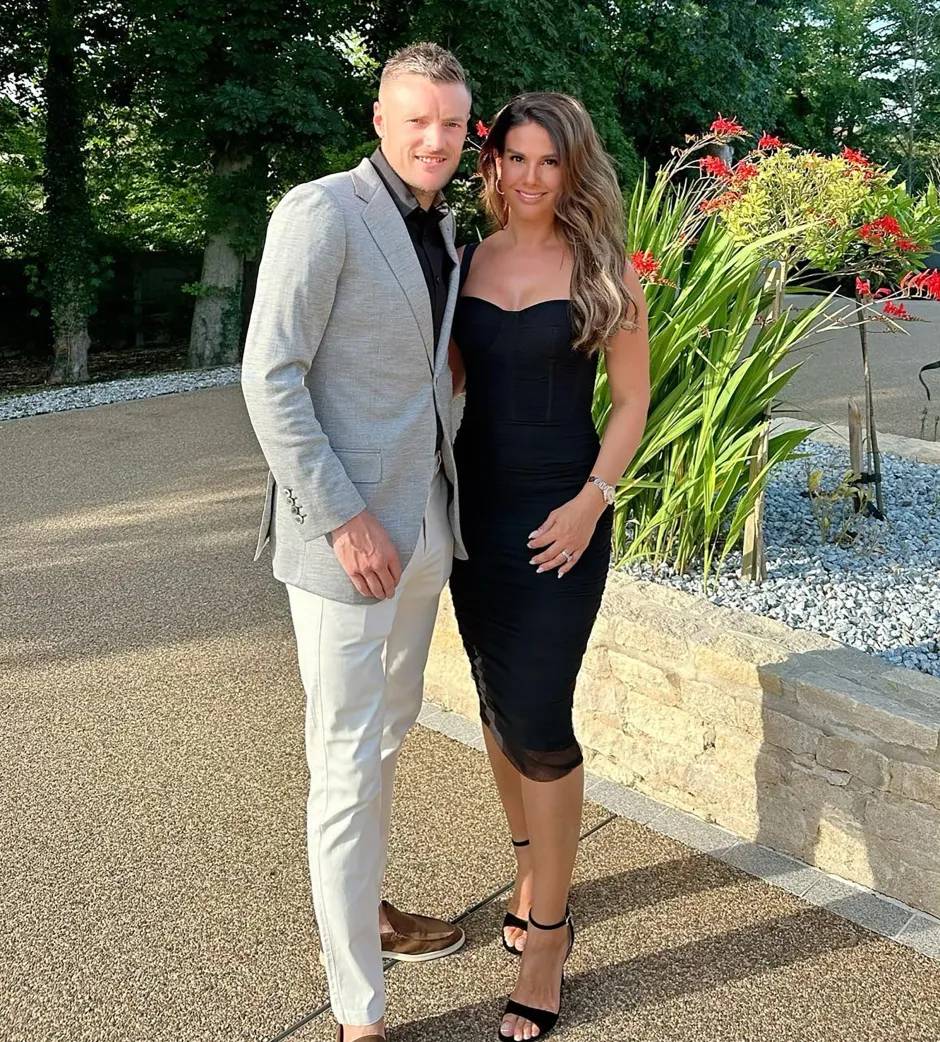 Jamie and Rebeca Vardy
