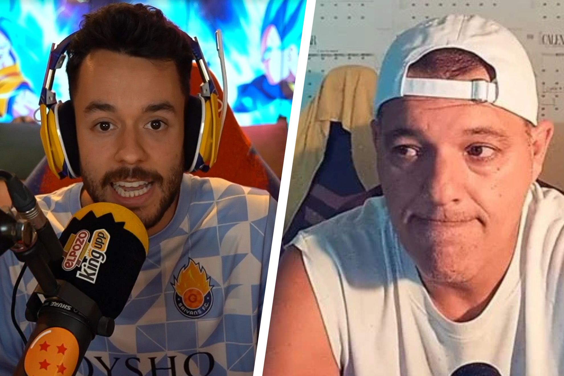 TheGrefg en directo y Frank Cuesta en su último vídeo