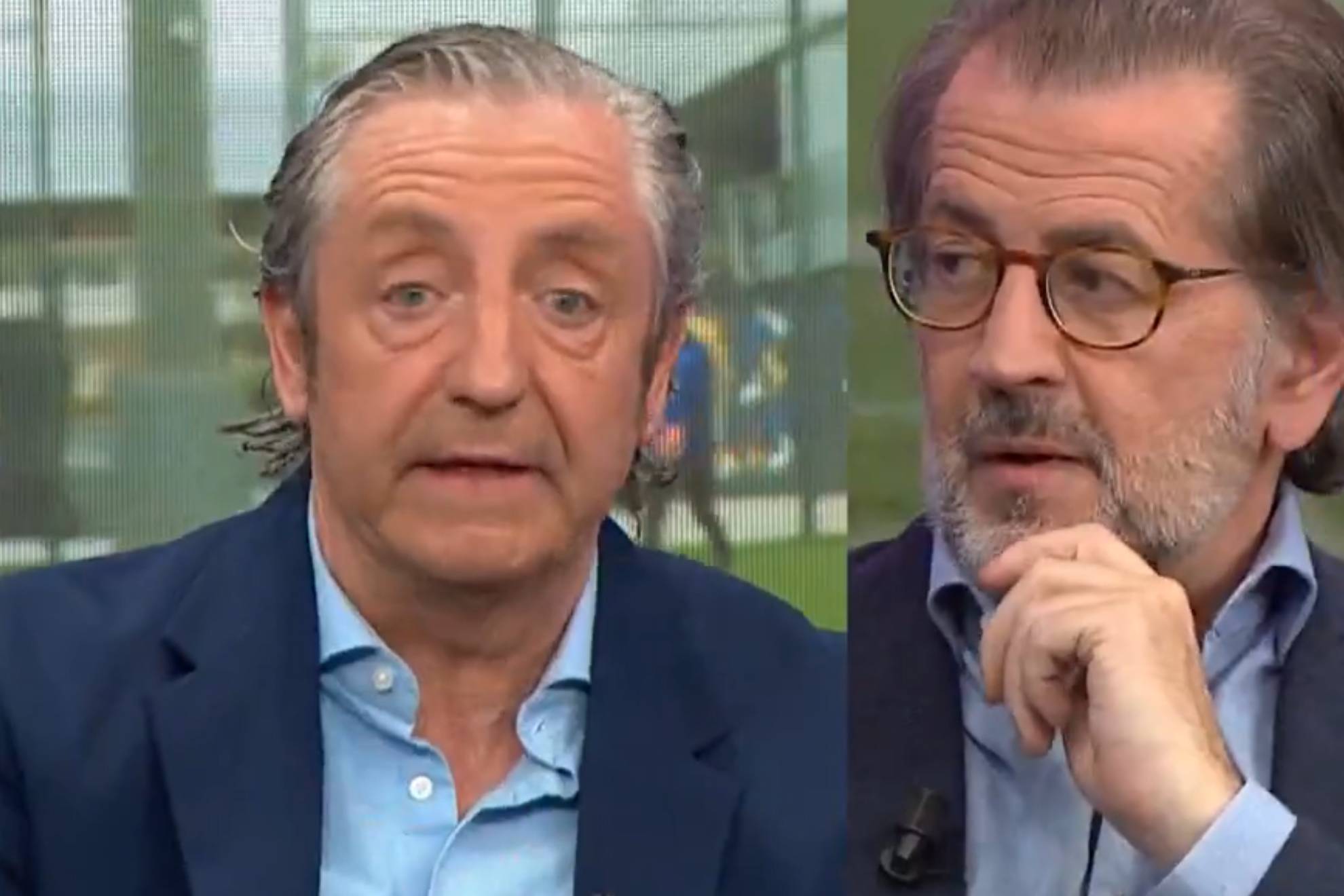 Cabreo de Josep Pedrerol con Toni Freixa en El Chiringuito: "Que tú justifiques humillar al Espanyol me parece lamentable"