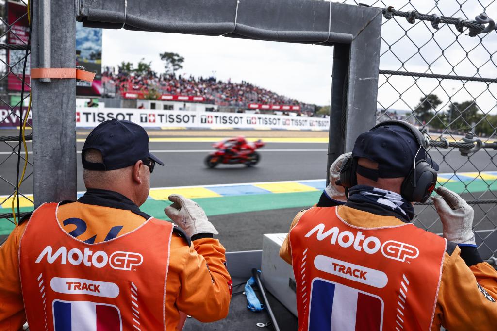 Marc, en pista.