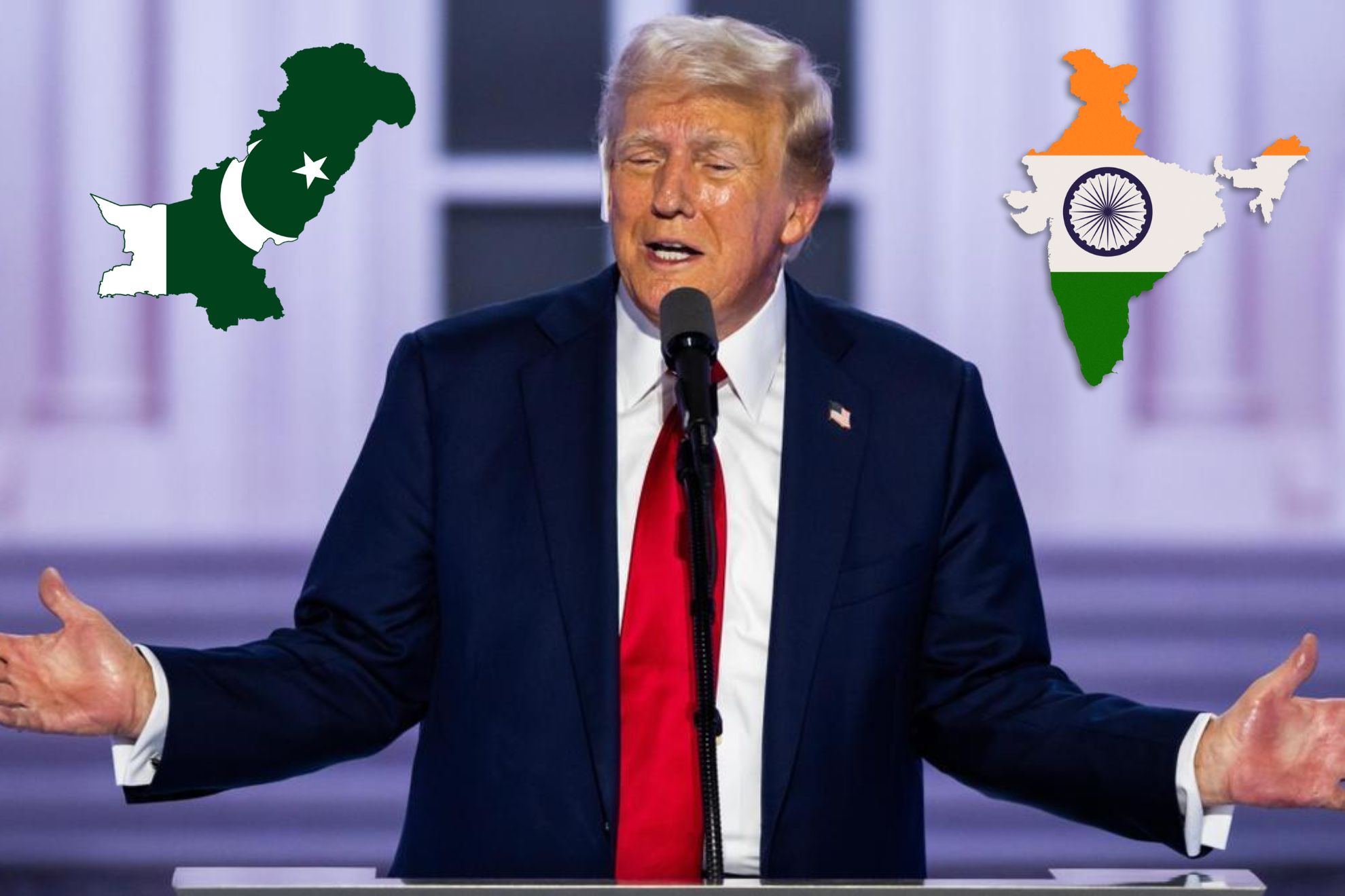 Donald Trump anuncia un alto el fuego inmediato entre India y Pakistán:  “Con la mediación de Estados Unidos”