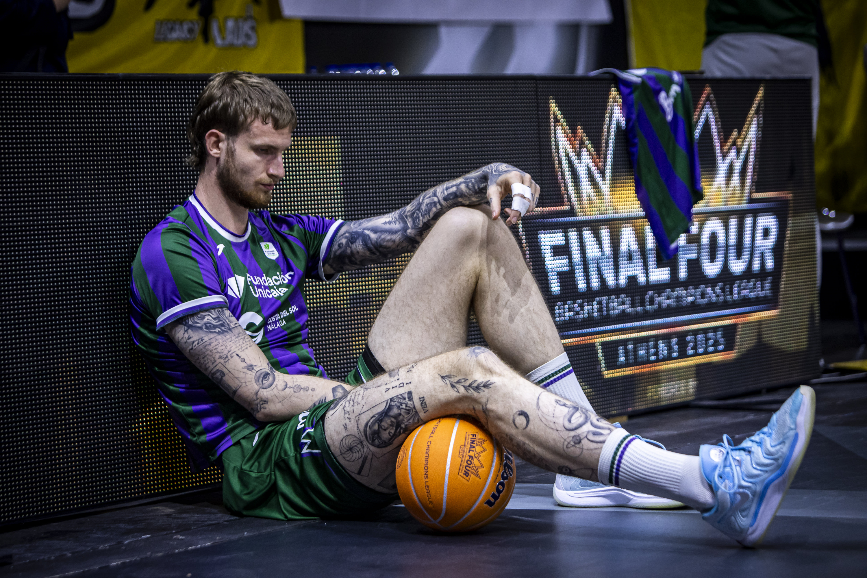 Olek Balcerowski, pívot del Unicaja.