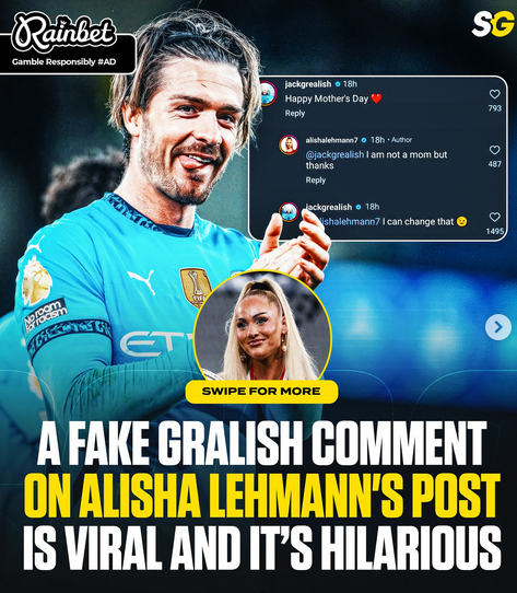 Jack Grealish 'fake' news about Alisha Lehmann that went viral