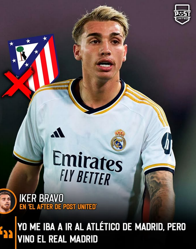 Iker Bravo: "I was going to Atlético de Madrid, but Real Madrid came"