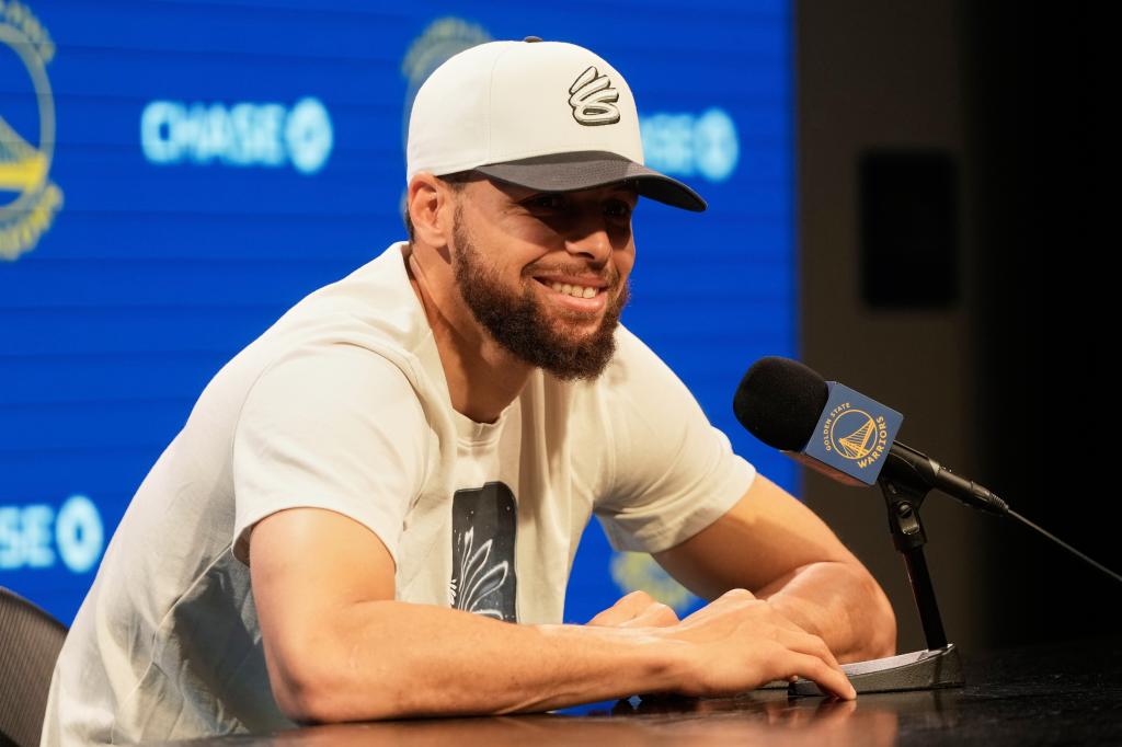 Curry, during a press conference this last Thursday after the Warriors being eliminated.