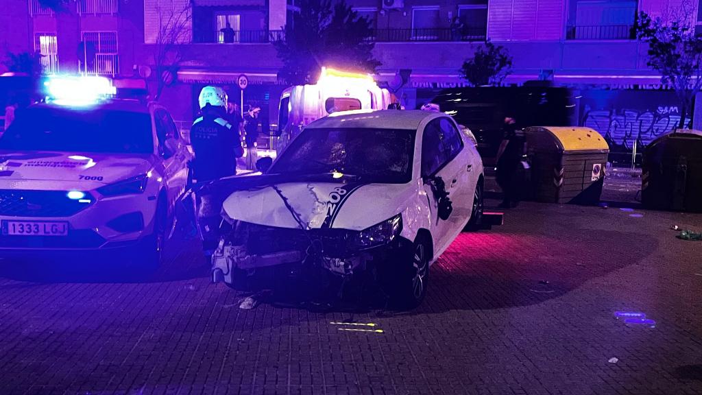 COCHE DEL ATROPELLO HERIDOS