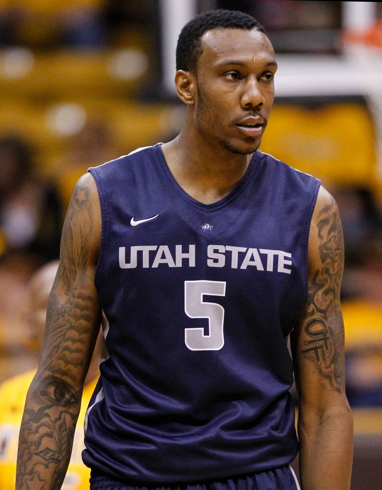Jarred Shaw, in his stage at Utah State.