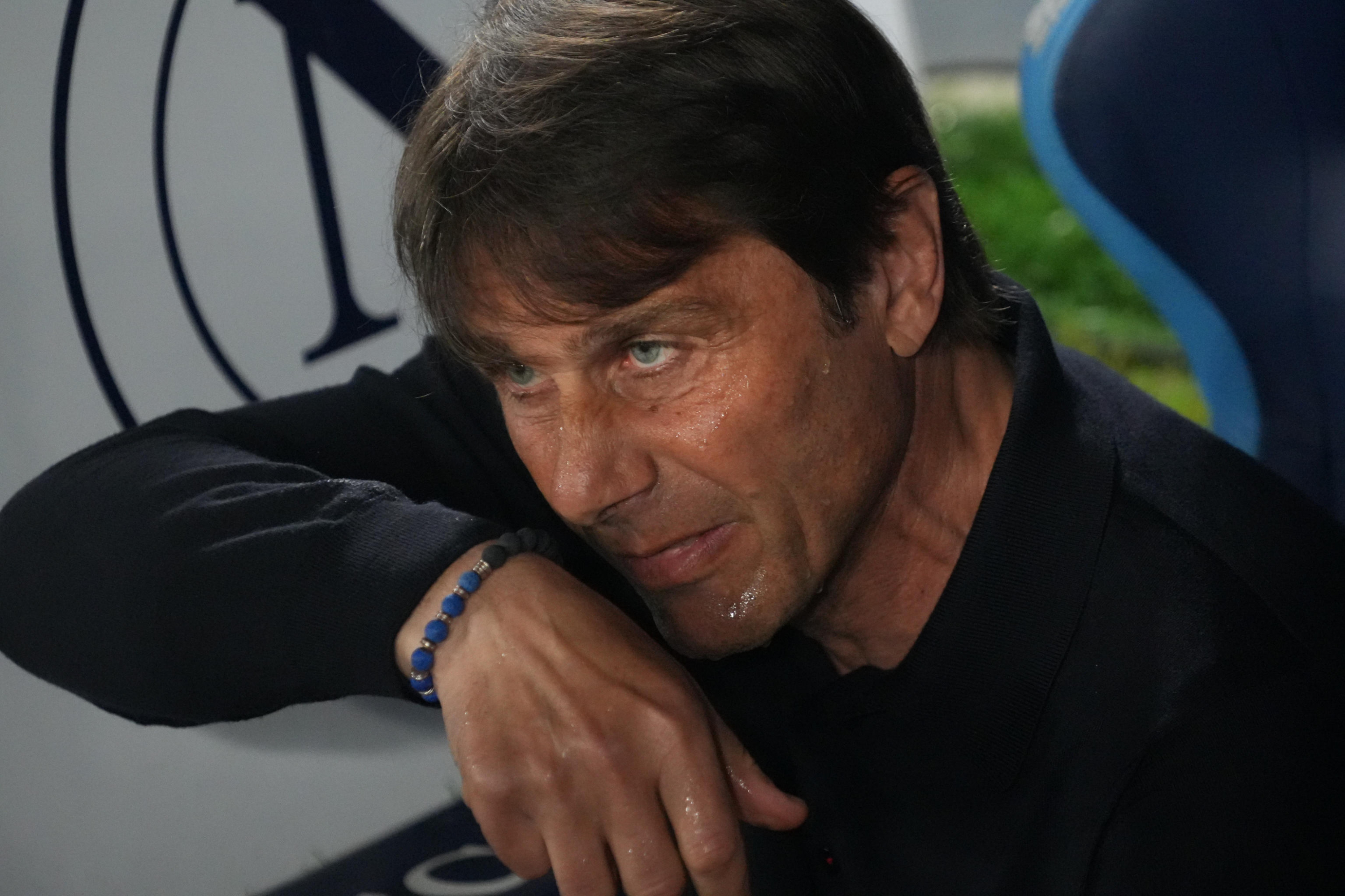 Antonio Conte, en un partido de Serie A esta temporada.