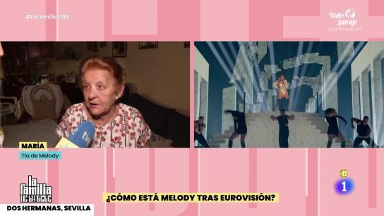 La tía de Melody se pronuncia sobre Eurovisión 2025: “La han estafado”