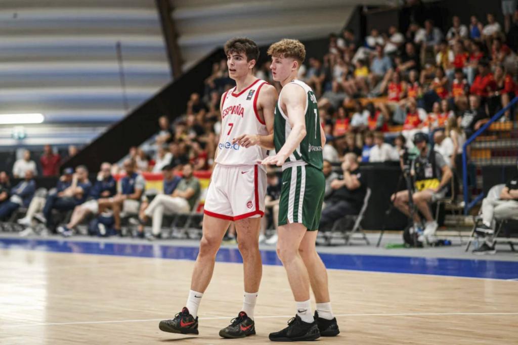 Real Madrid Hugo González and former Barcelonist Kasparas Jakucionis, already in the USA.