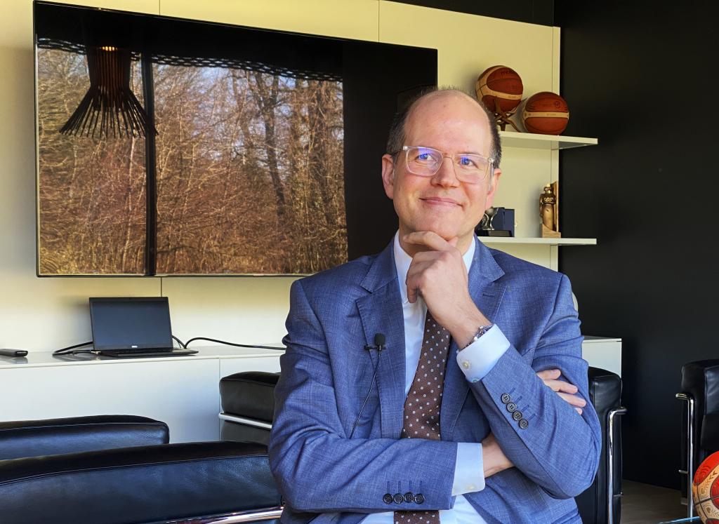 Andreas Zagklis, general secretary of the FIBA.
