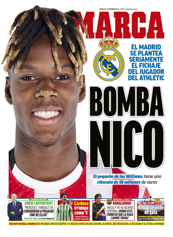 Portada de MARCA.