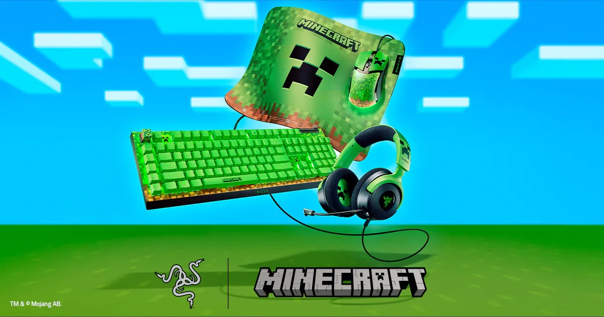 Razer X Minecraft, full set
