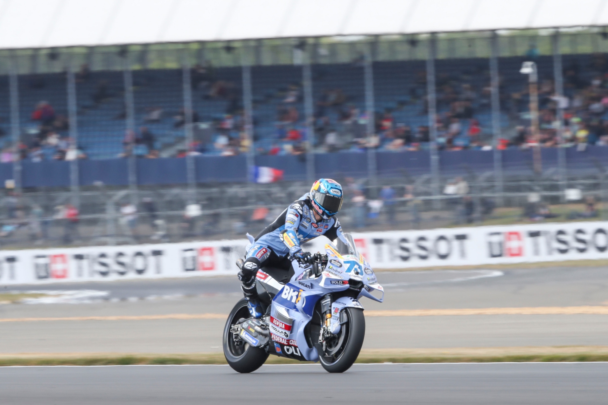 Álex Márquez, en Silverstone.