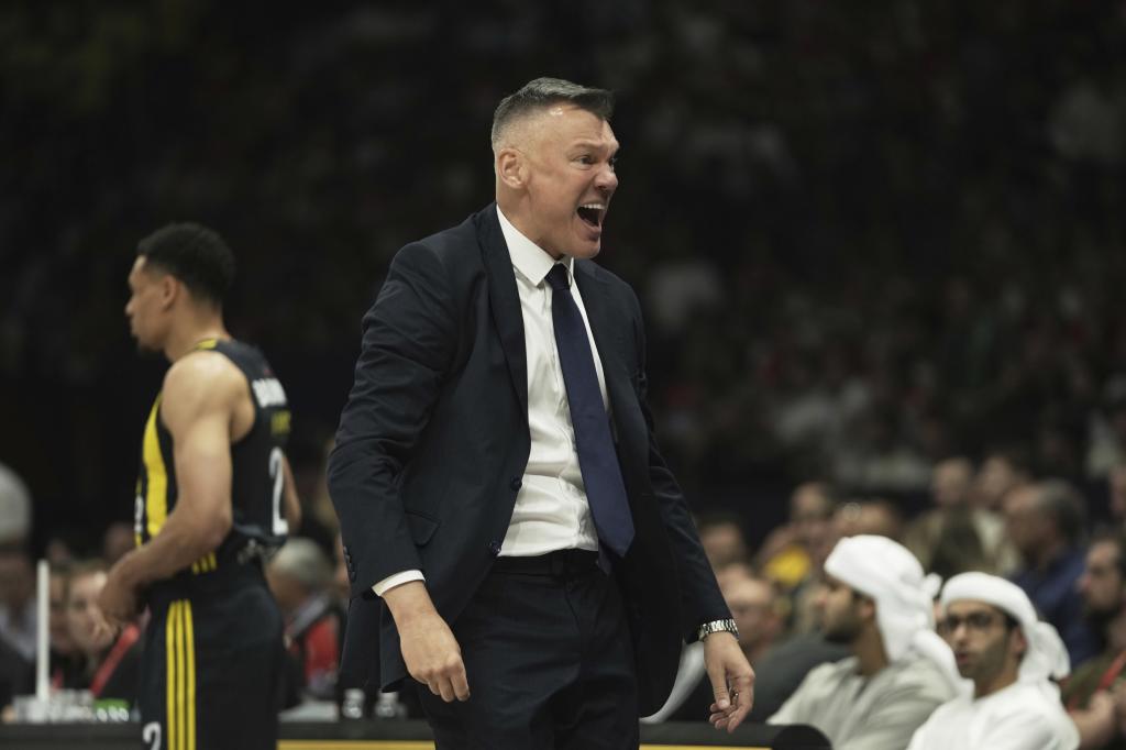 Saras Jasikevicius, during the semifinal against the Panathinaikos.