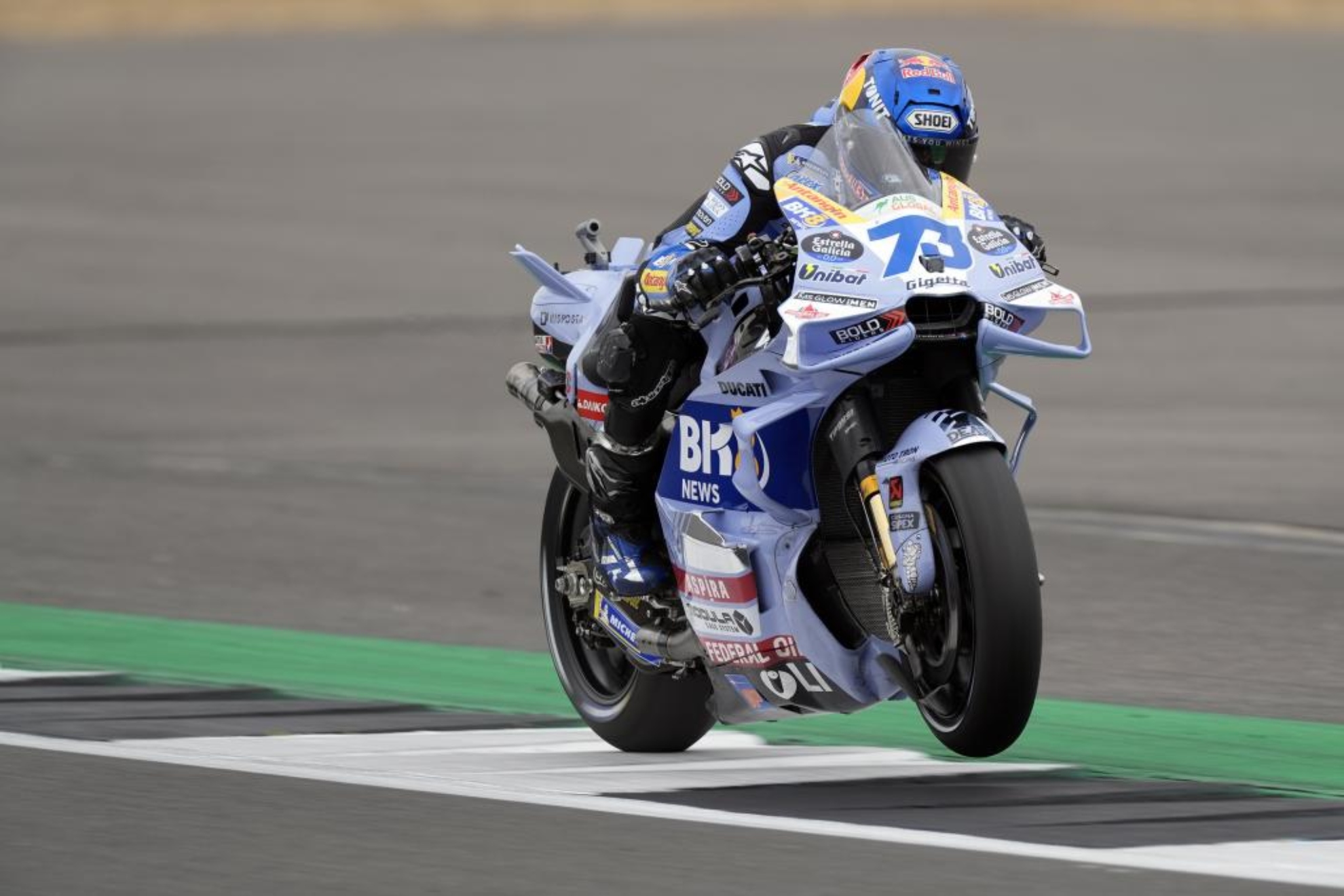 Álex Márquez, en Silverstone.