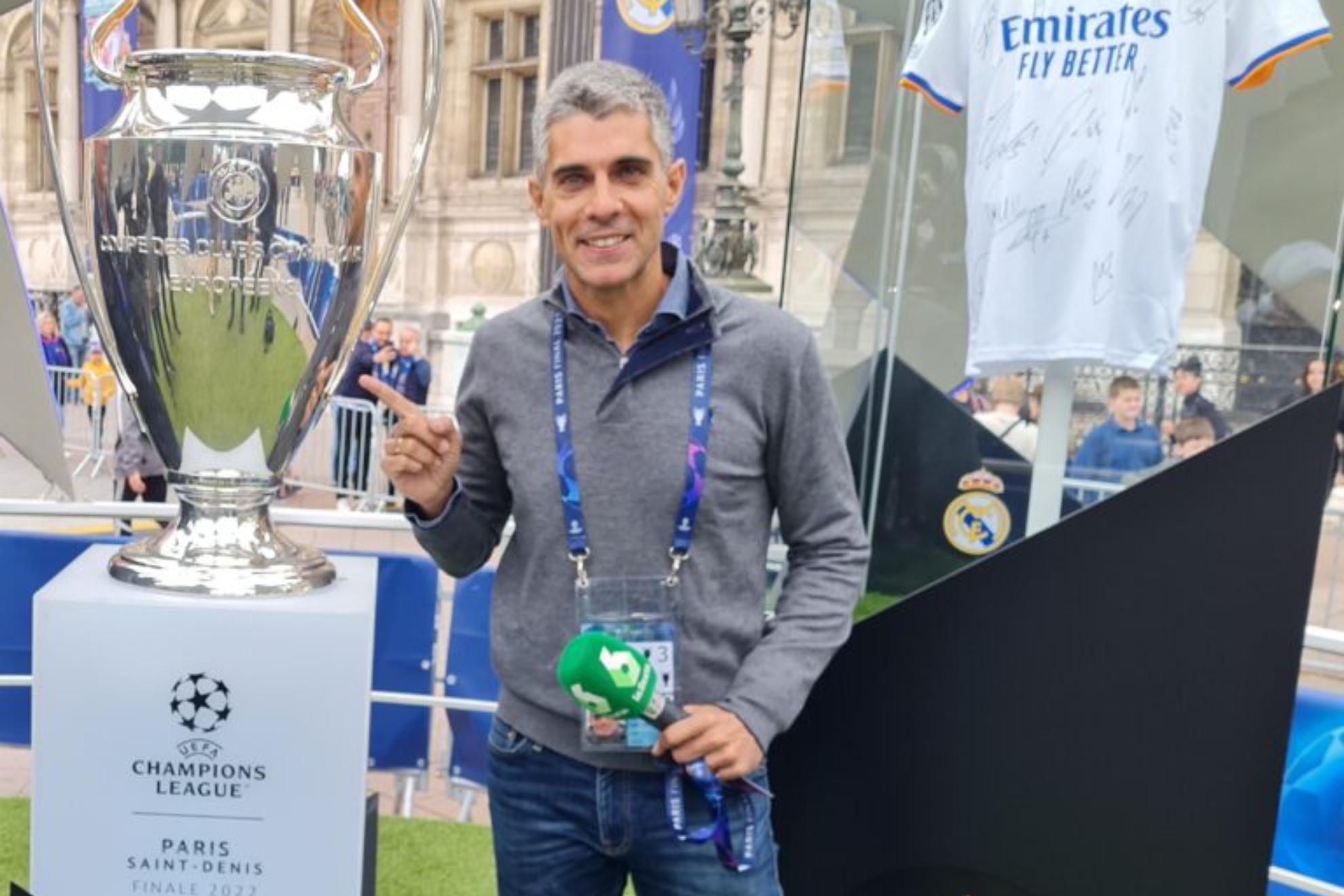 José Luis Sánchez, autor del libro 'Ancelotti, el triunfador tranquilo'.