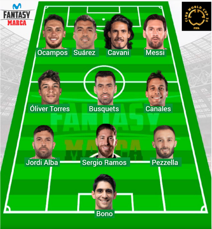 El equipo de ilustres suma 385 años..