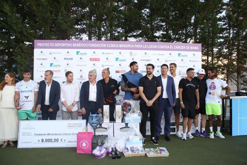 Premio final Padel Clinica Menorca