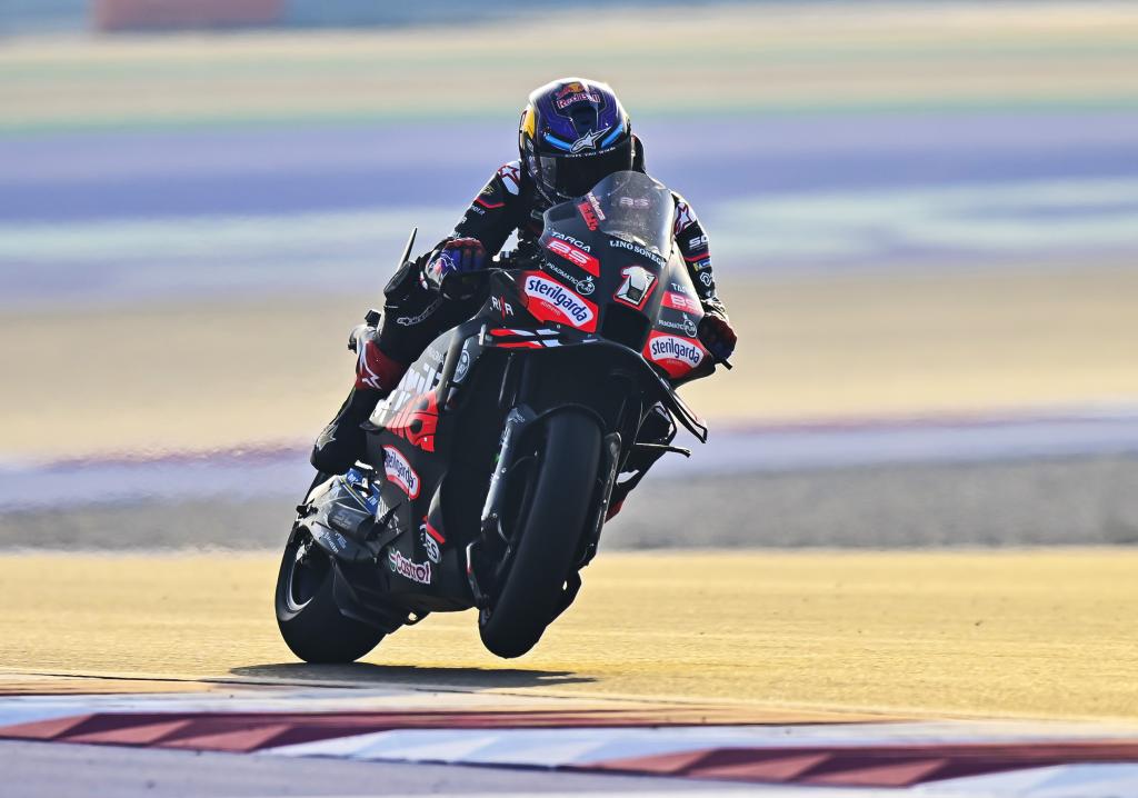 Jorge Martín, sobre la Aprilia.