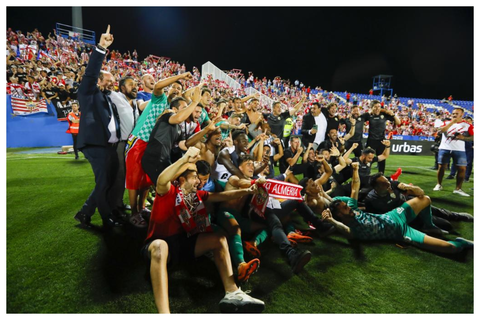 Tres años de un ascenso a Primera que el Almería quiere volver a repetir
