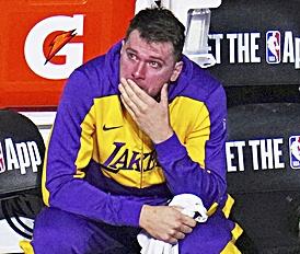 Luka Doncic, excited the day Dallas honored him on his visit with the Lakers.