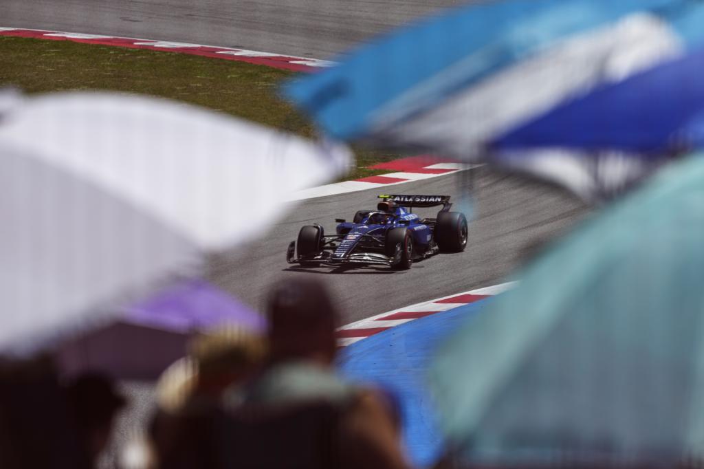 Sainz, en acción.
