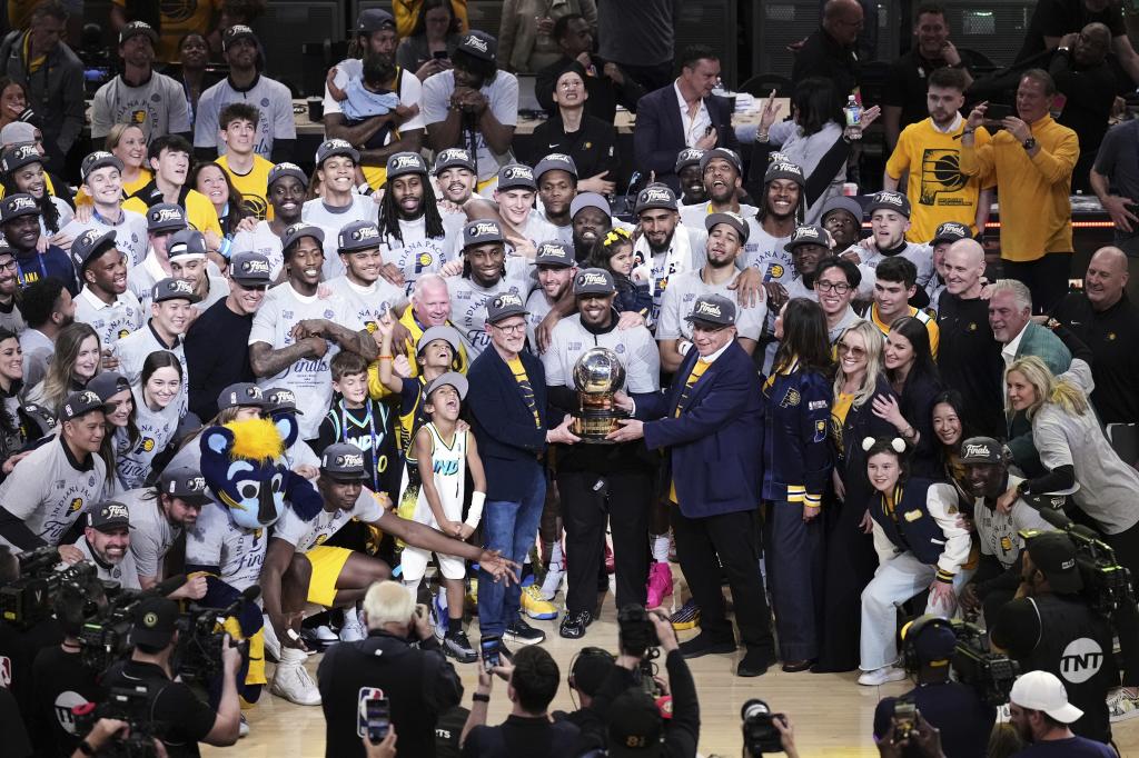 The Pacers, Eastern Conference Champions.
