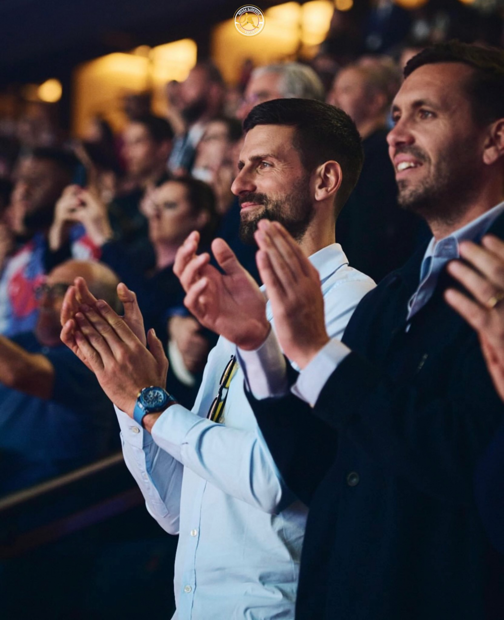 Djokovic, en el Parque de los Príncipes.
