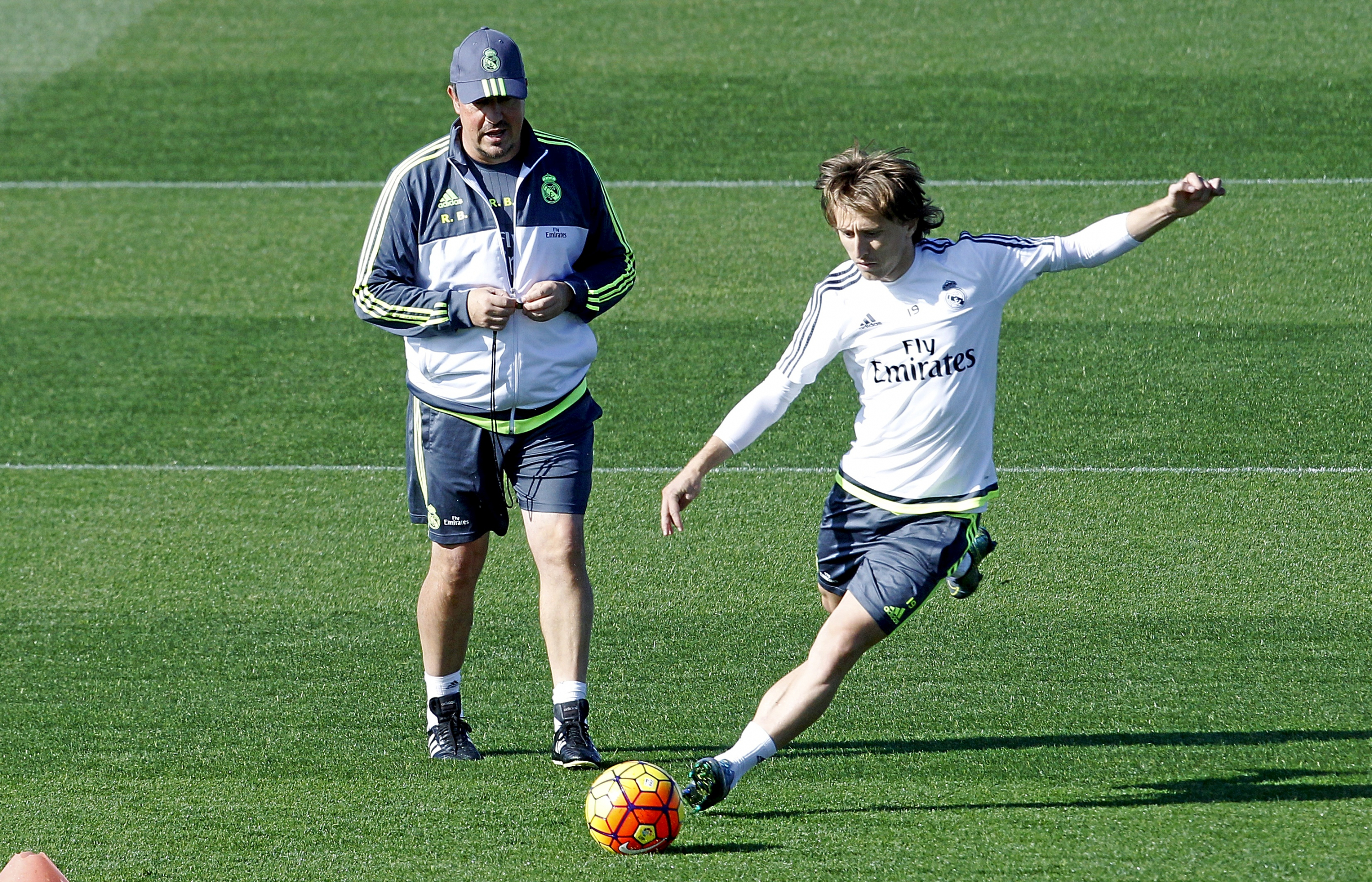 ENTRENAMIENTO DEL REAL MADRID EN VALDEBEBAS.