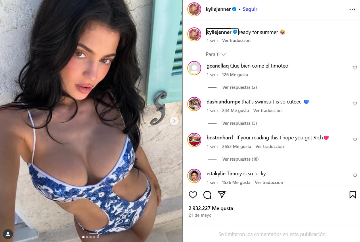 Kyle Jenner.