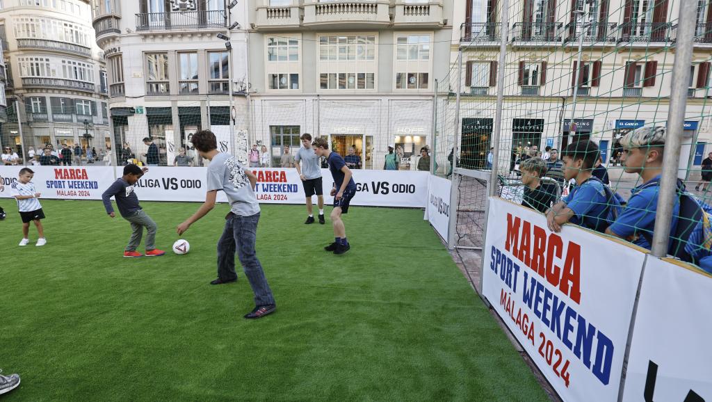 MARCA SPORT WEEKEND. FUTBOL 3X3 CON MANU SANCHEZ. PLAZA DE LA CONSTITUCIÓN DE MÁLAGA