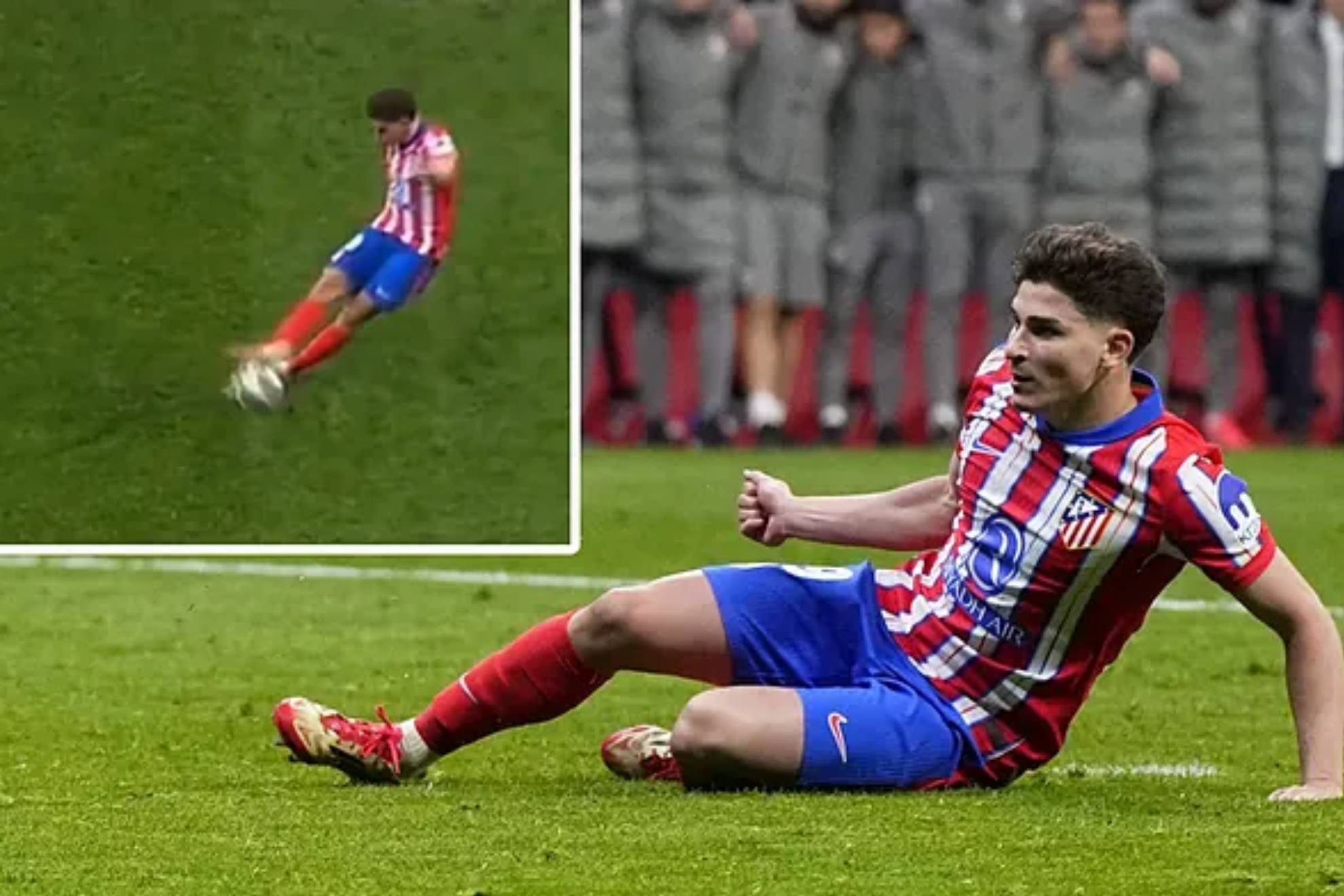 Iturralde González apunta al "gran escándalo" de la UEFA con la norma del doble toque de Julián Álvarez: "¿Se saben las reglas del juego?"