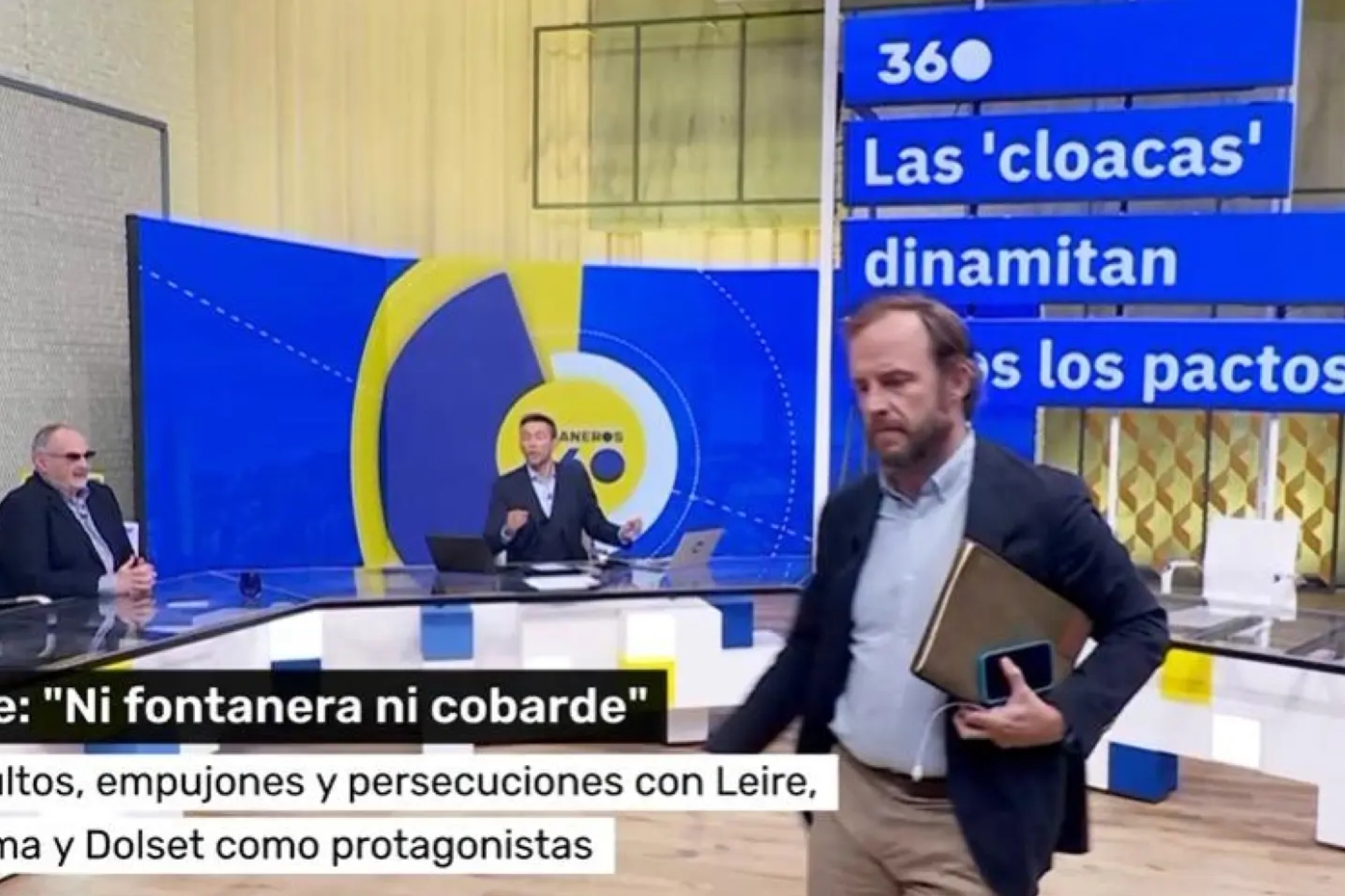 Un tertuliano de 'Mañaneros 360' se marcha del programa: “Un plató donde me  insultan de esta manera... lo tengo que abandonar"