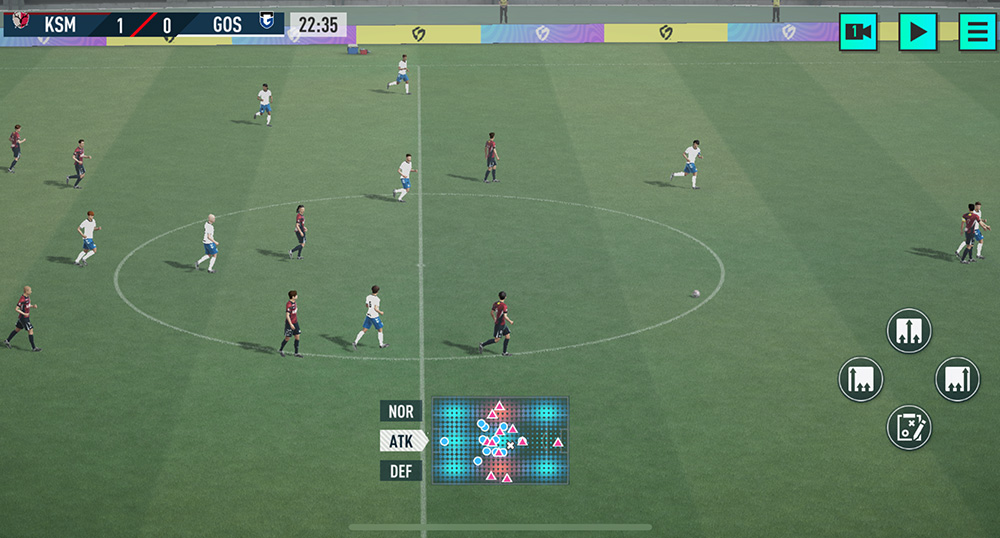 gameplay images from SEGA Football Club Champions