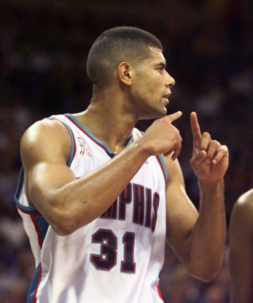 Battier, during a Partido de Los Grizzlies.