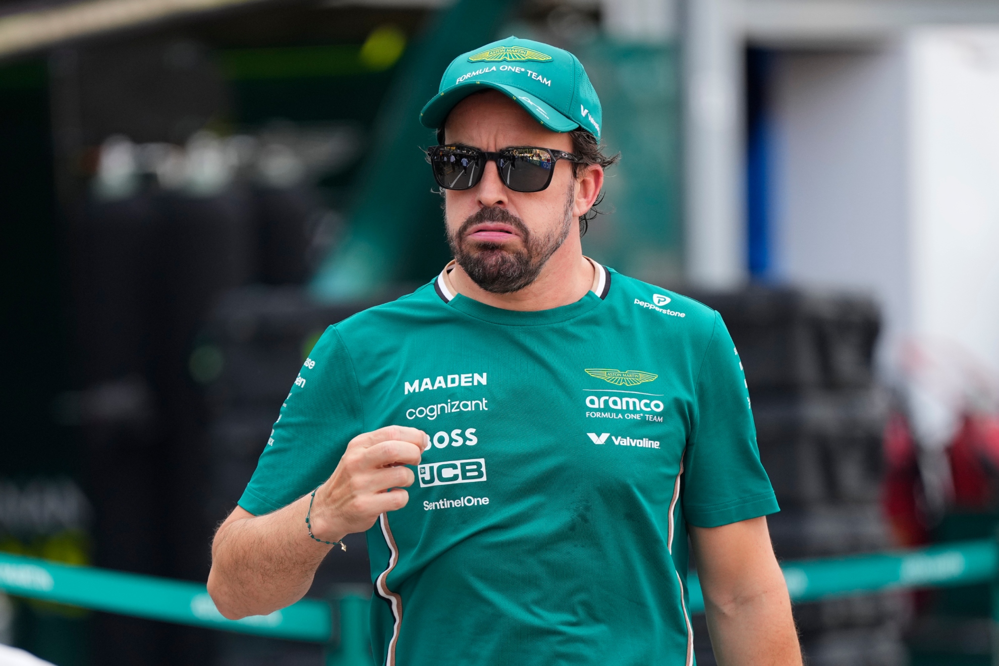 Fernando Alonso en la sesión de clasificación del GP de Mónaco.