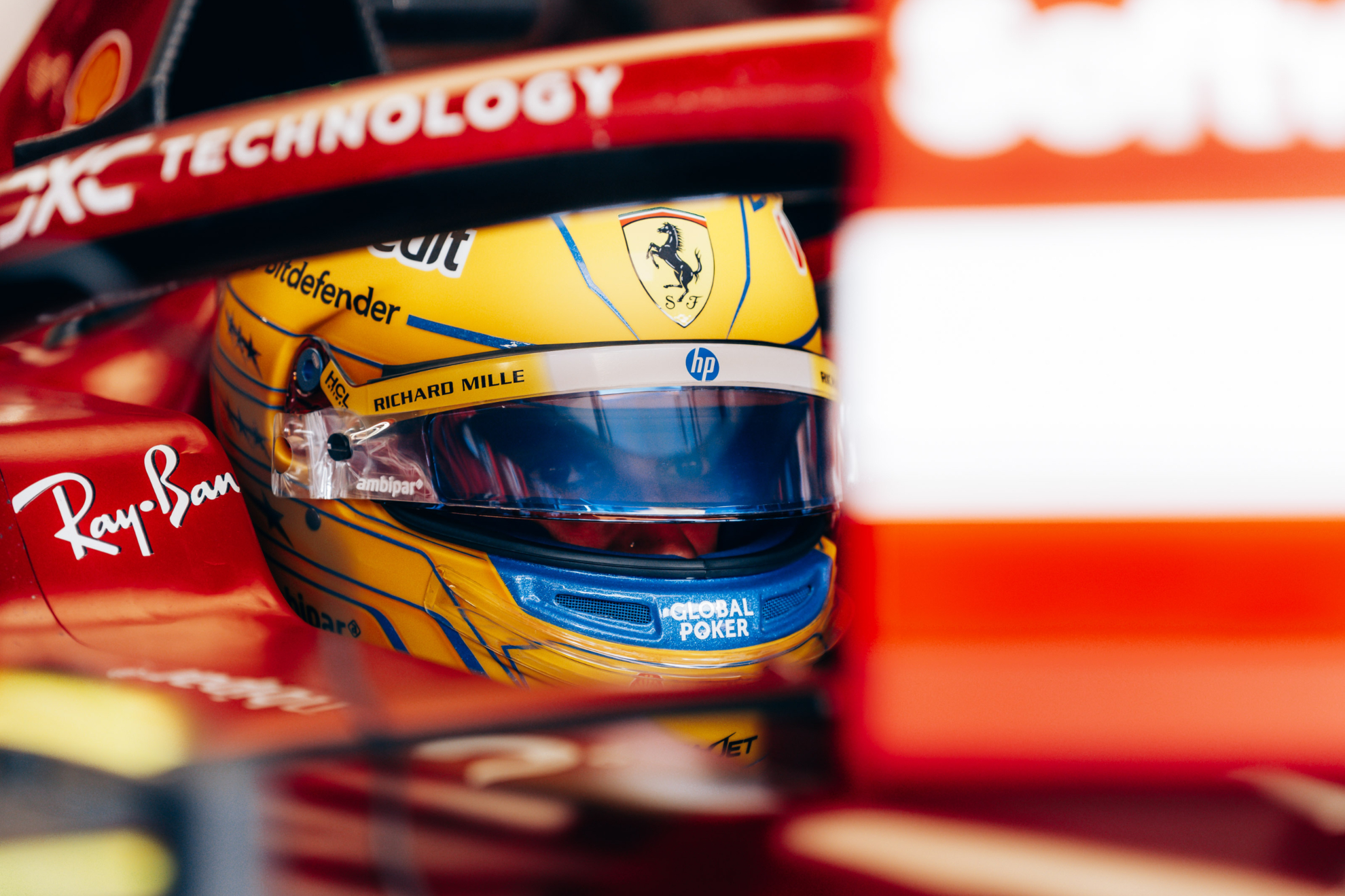 Hamilton, en el SF-25.