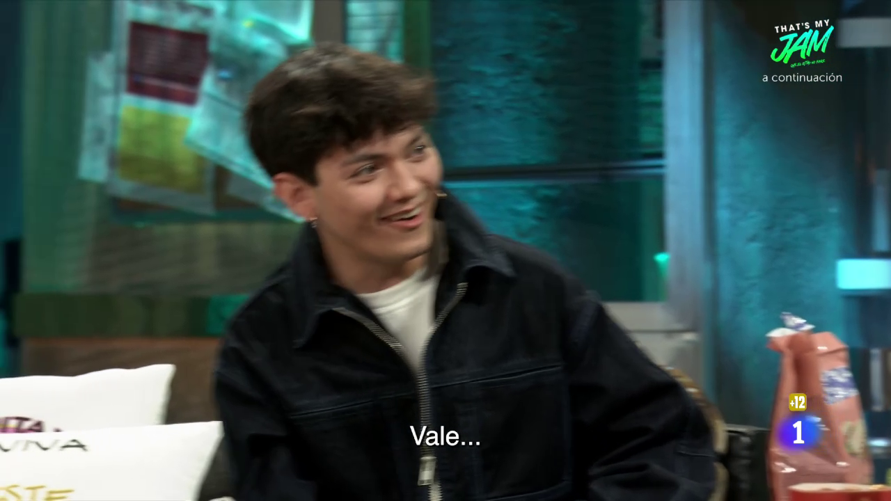 JJ in the 'La Revuelta' program with David Broncano
