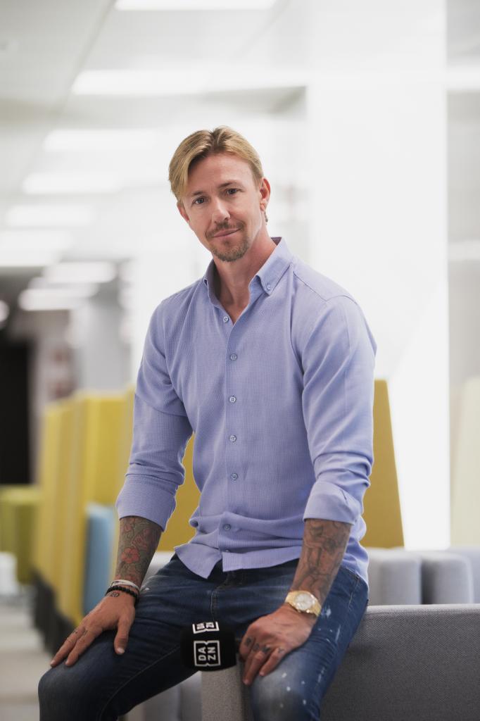 Guti, comentarista de DAZN.