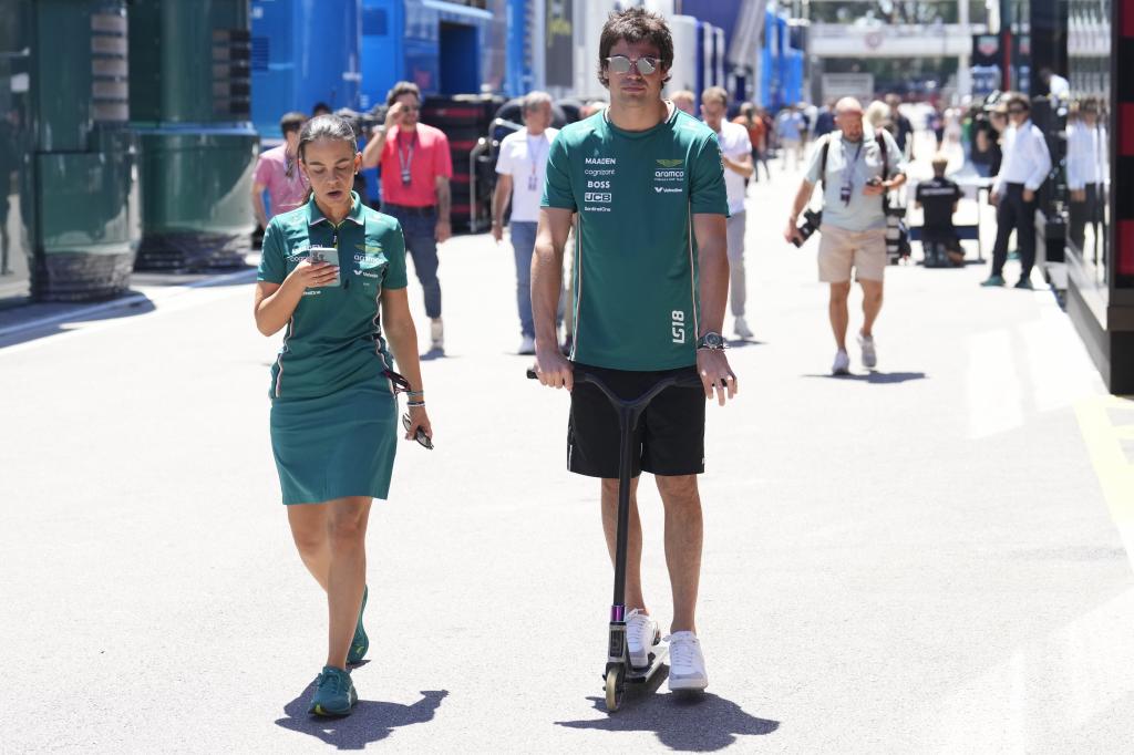 Stroll, en el GP de España.